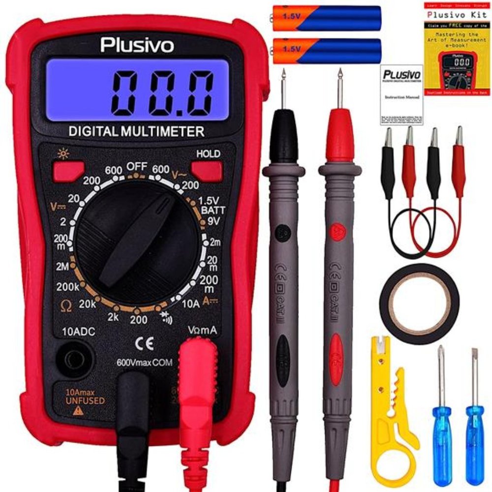 Digital Multimeter DC AC Voltmeter Ohm Volt Amp Multi Tester for Voltage